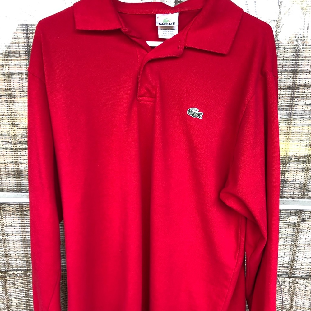 Lacoste Long Sleeve Polo